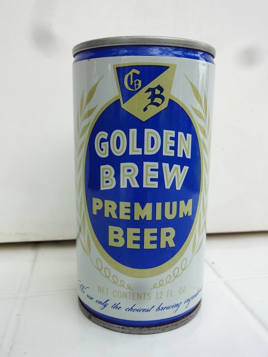 Golden Brew - blue - crimped - light gold - Click Image to Close